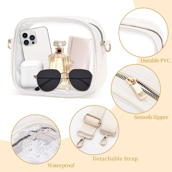 Durable Transparent Waist Bag with Adjustable Strap - Perfect for Events - Picture 3 of 7